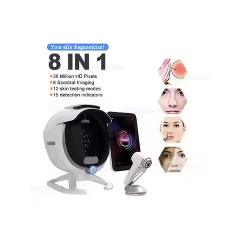 3D Visia Moji Intelligent Skin Analysis Bitmoji 8 Spectrum Digital Analyzer Face Analysis Machine Facial Scanner Analyzer