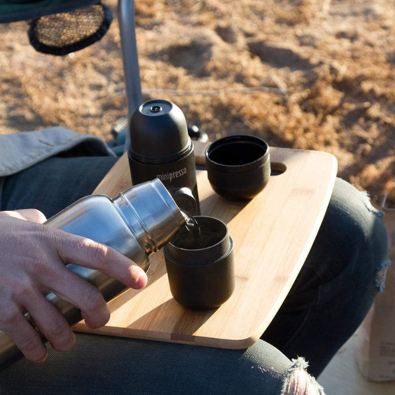 Minipresso GR, Portable Espresso Machine, Compatible Ground Coffee, Hand Coffee Make, Travel Gadgets, Manually Operated, Perfect for Camping