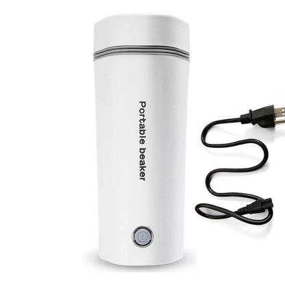 Portable Electric Kettle, Multipurpose 300W Electric Kettle with Detachable Lid, Automatic Shut-Off Travel Kettle, Universal Hot Water Maker for Home Office Outdoor Camping