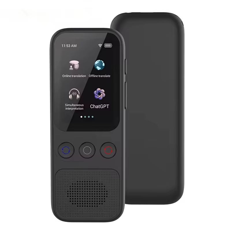 S80 AI Translation Device Real-Time Smart Voice Photo Translator 138 Languages 18 Offline Portable Text Voice Translating
